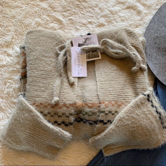 New Cozy Oversized Hooded Pocketed Long Cardigan Sweater Coat - Picture 5 of 8